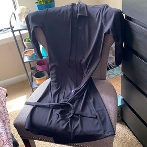 Express button up dress